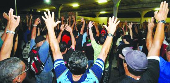 Assembleia dos metroviários de Pernambuco, dia 28